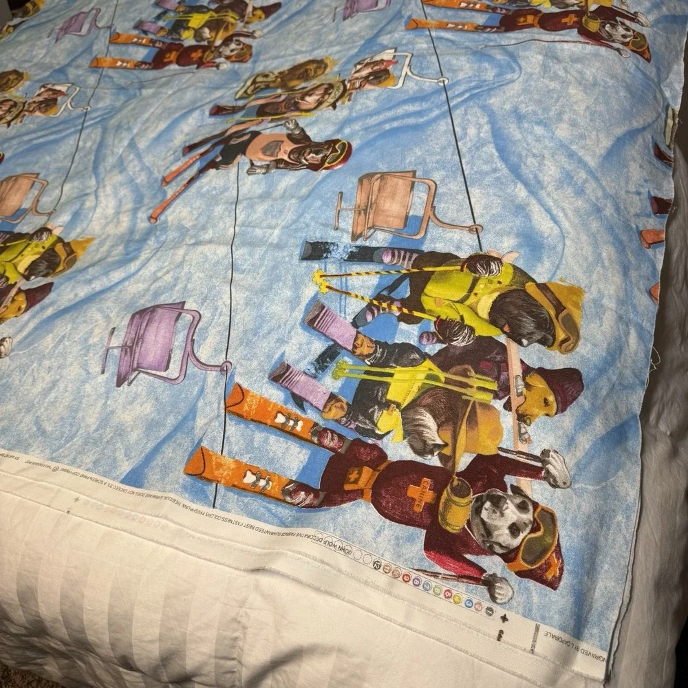Vtg JOHN WOLF Textiles Bryan Moon 